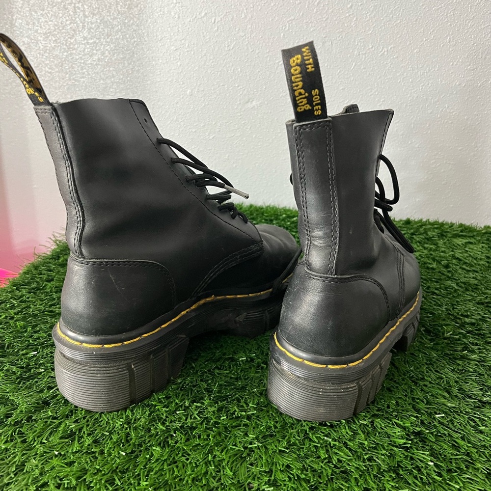 Dr. Martens Black 8-Eye Boots 7 - Picture 3 of 7